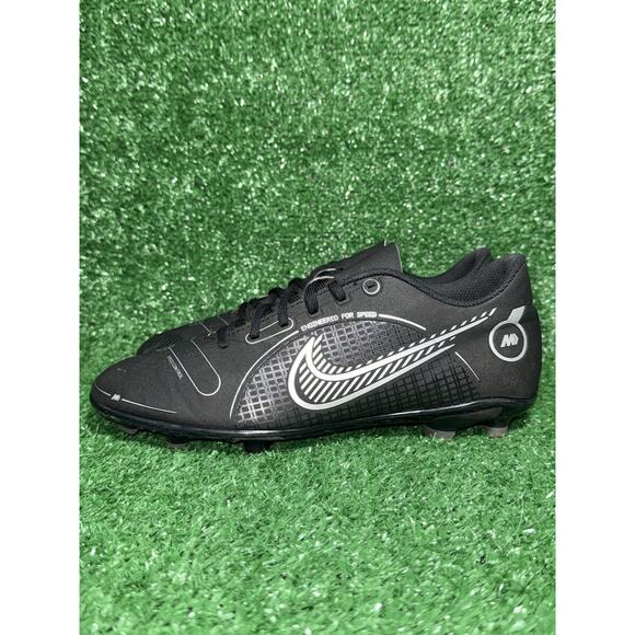 Nike Mens Mercurial Superfly 8 Club Cleat Size 6 Black Silver Comfort DJ2903-007 - Picture 4 of 10